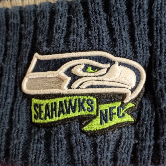 NFL Seattle Seahawks Navy Blue Knit Beanie - Picture 7 of 13